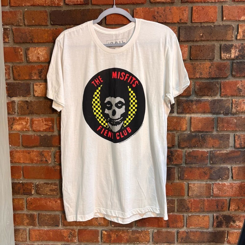 The Rail mens Misfits Fiend Club short sleeve t-shirt white M